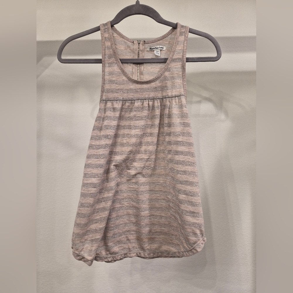 American Eagle Outfitters Metallic Striped Tank